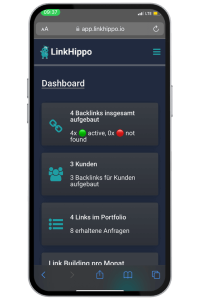 Dashboard mobil Dark Dashboard mobil Dark